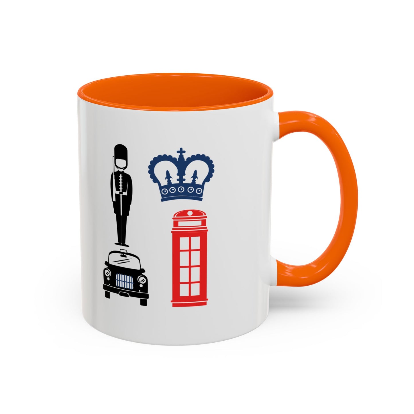 British Charm Accent Coffee Mug, Unique Travel Mug Gift, London Souvenir, Fun Office Coffee Cup, Royal Guard Mug, British Culture Decor