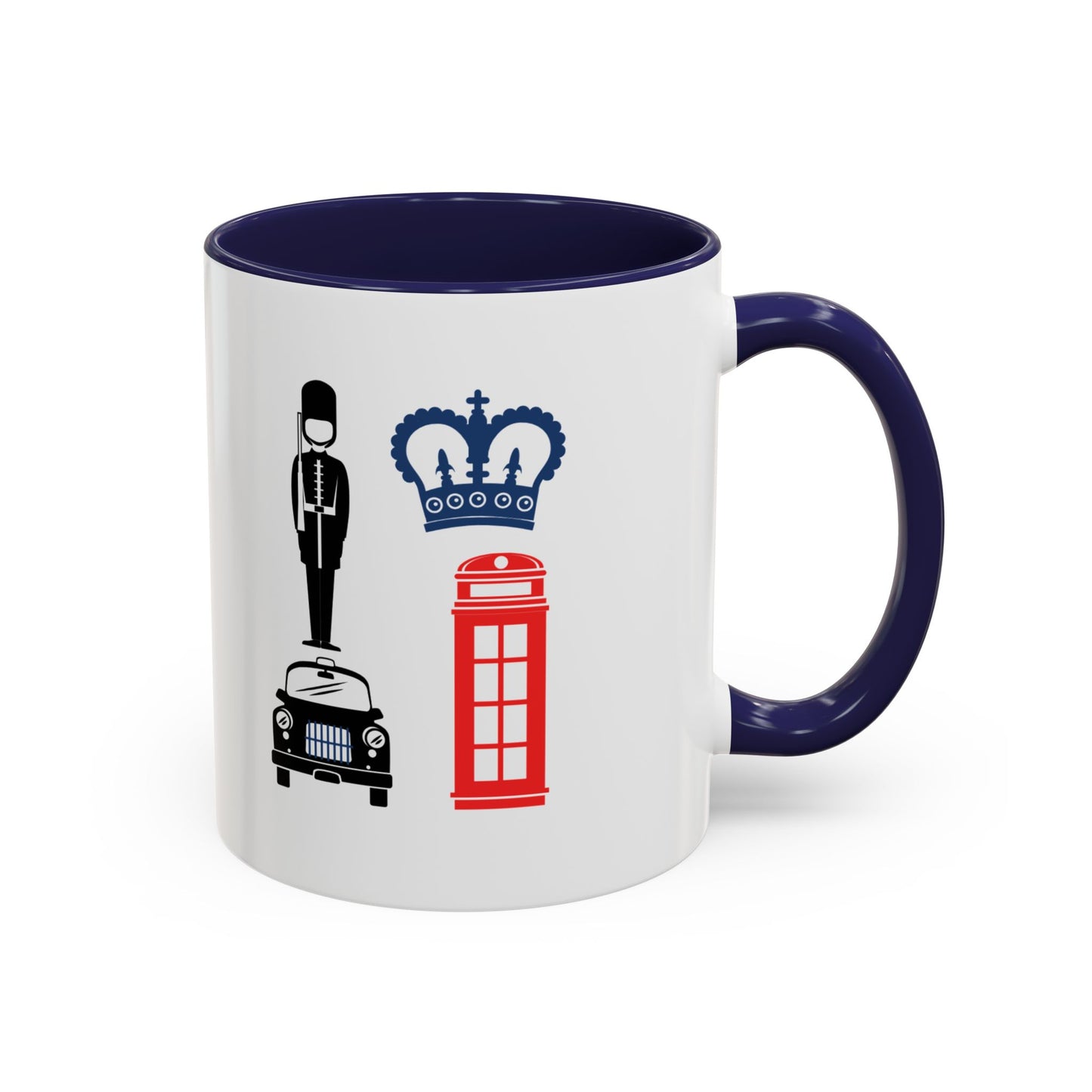 British Charm Accent Coffee Mug, Unique Travel Mug Gift, London Souvenir, Fun Office Coffee Cup, Royal Guard Mug, British Culture Decor