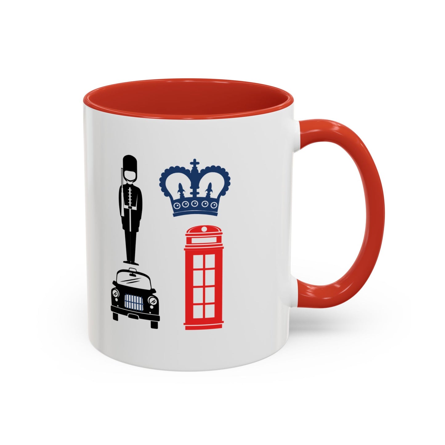 British Charm Accent Coffee Mug, Unique Travel Mug Gift, London Souvenir, Fun Office Coffee Cup, Royal Guard Mug, British Culture Decor