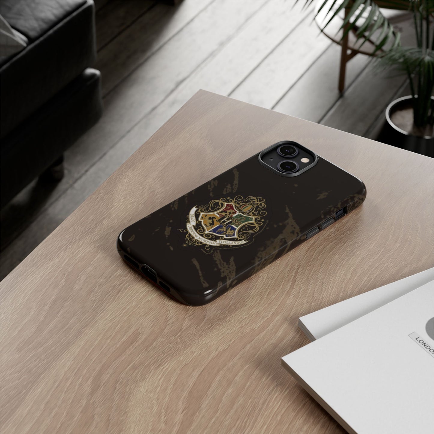 Phone Case - Harry Potter Hogwarts Class with 4 Team Symbols, Gryffindor, Hufflepuff, Ravenclaw, Slytherin