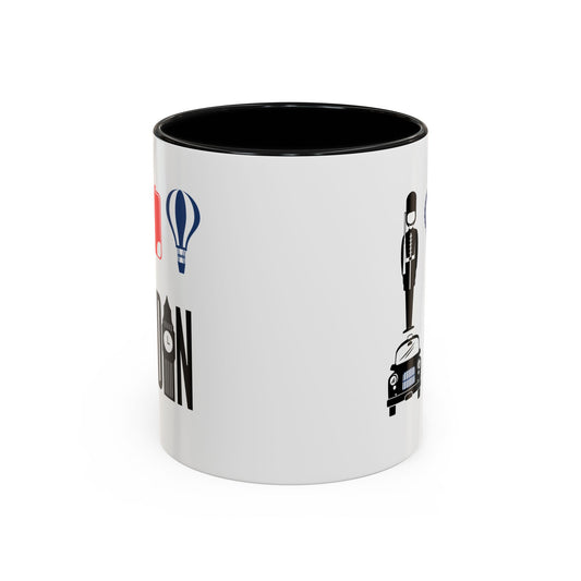 British Charm Accent Coffee Mug, Unique Travel Mug Gift, London Souvenir, Fun Office Coffee Cup, Royal Guard Mug, British Culture Decor