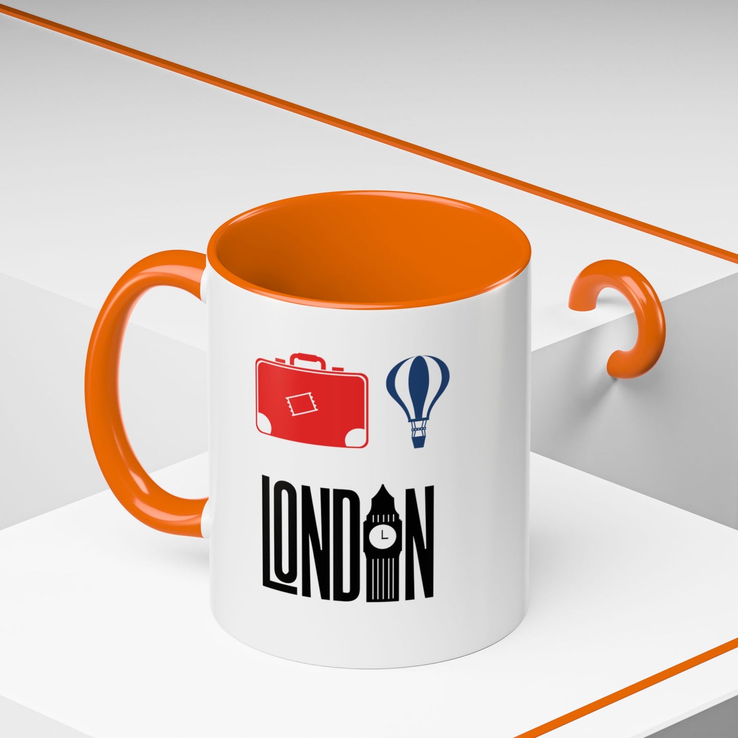 British Charm Accent Coffee Mug, Unique Travel Mug Gift, London Souvenir, Fun Office Coffee Cup, Royal Guard Mug, British Culture Decor