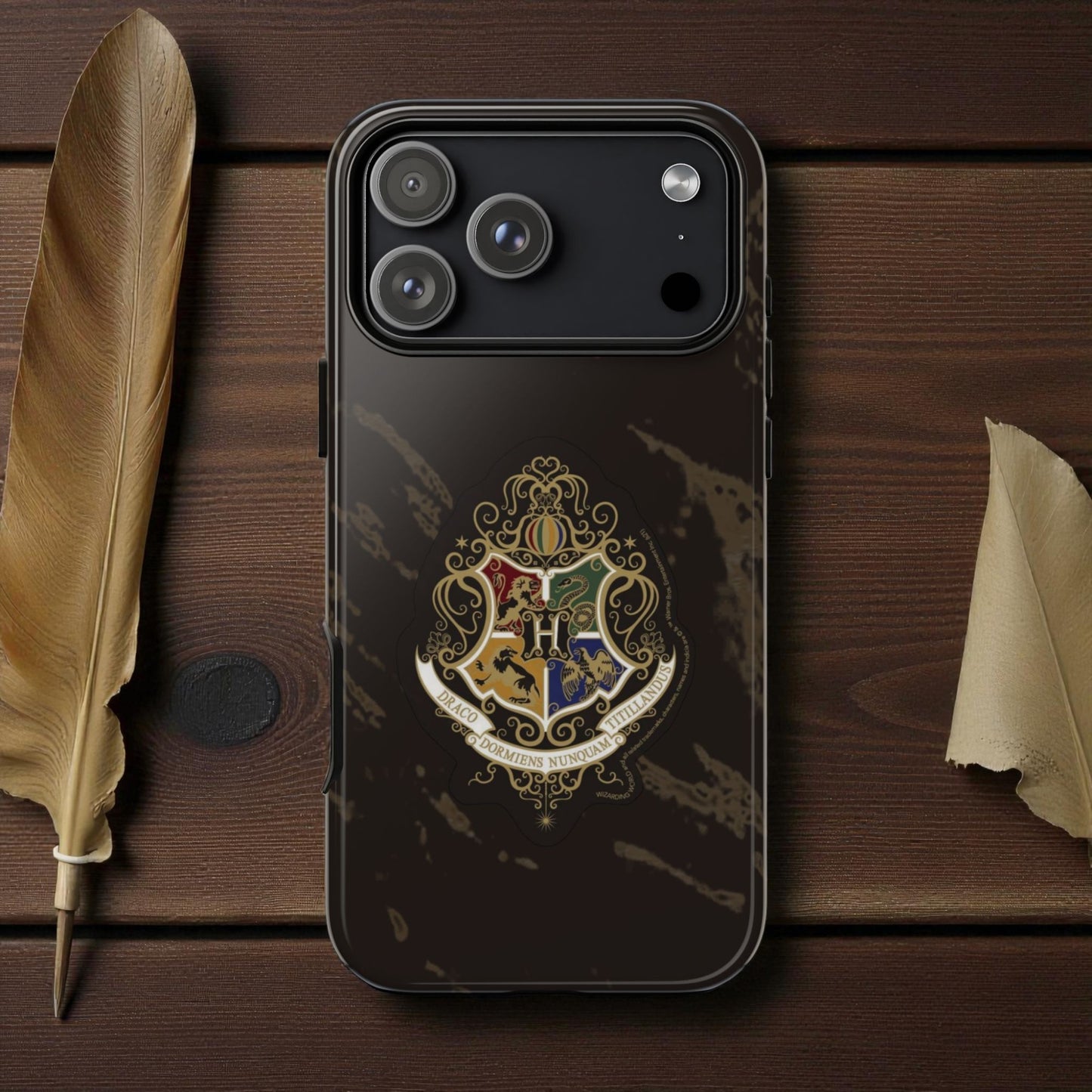Phone Case - Harry Potter Hogwarts Class with 4 Team Symbols, Gryffindor, Hufflepuff, Ravenclaw, Slytherin