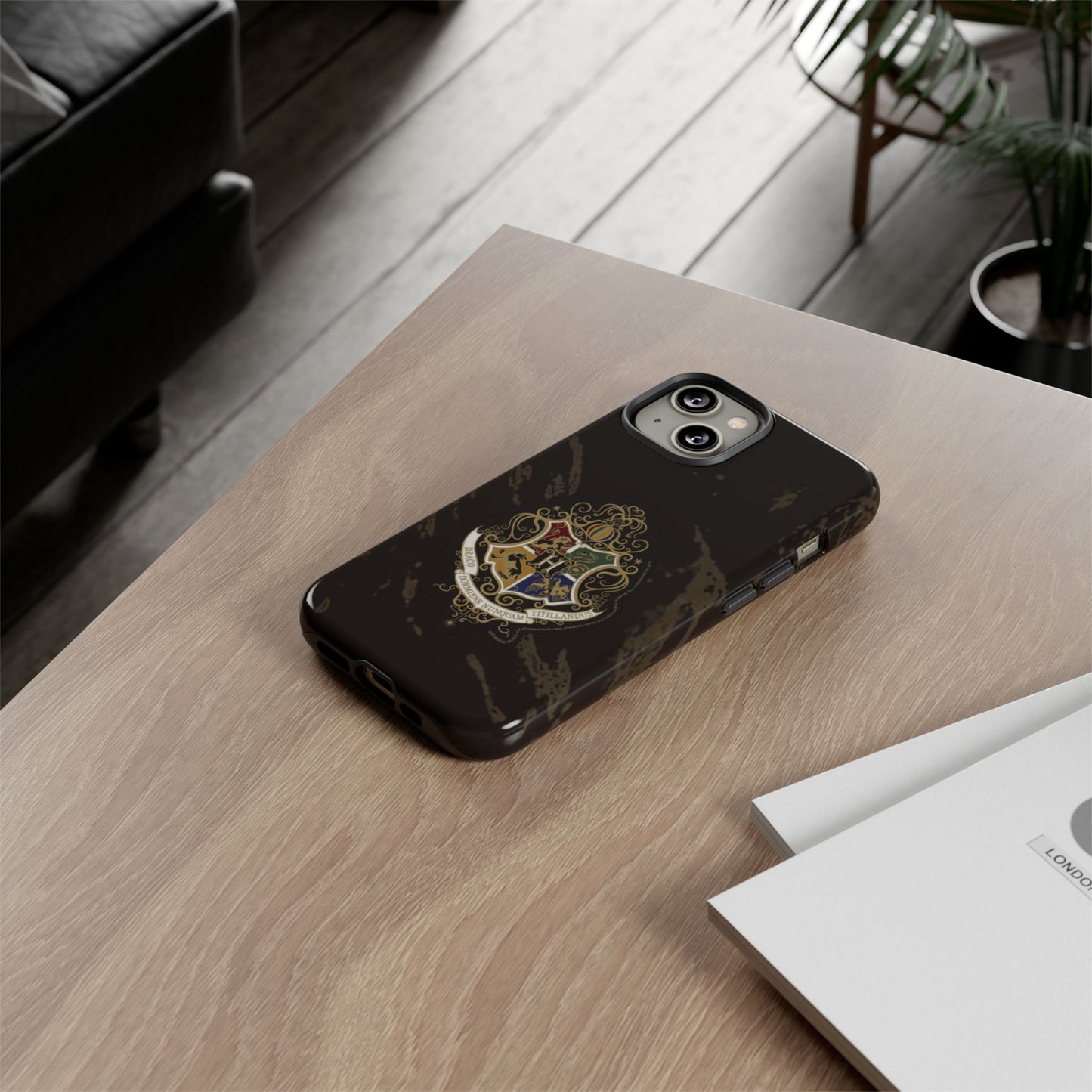 Phone Case - Harry Potter Hogwarts Class with 4 Team Symbols, Gryffindor, Hufflepuff, Ravenclaw, Slytherin