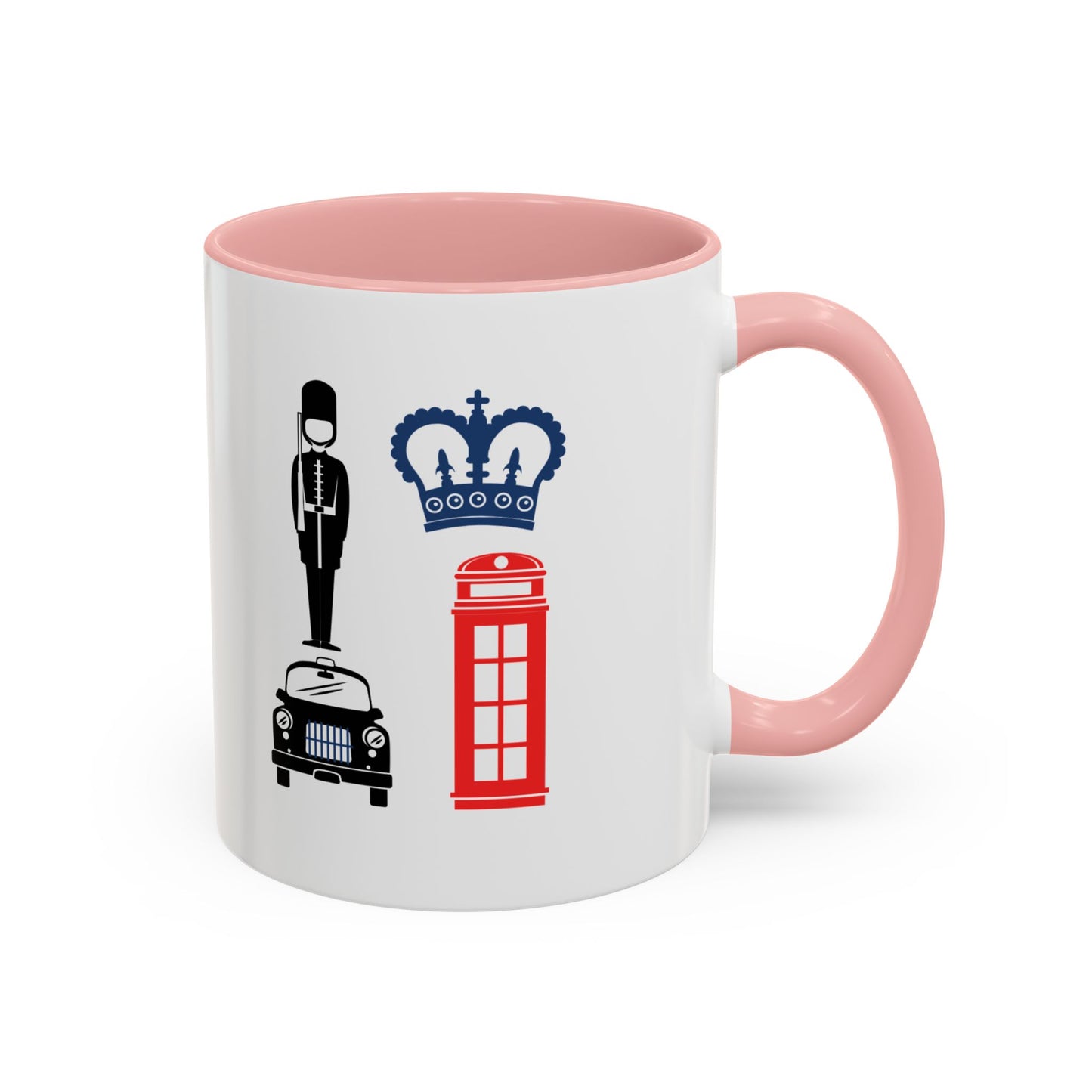 British Charm Accent Coffee Mug, Unique Travel Mug Gift, London Souvenir, Fun Office Coffee Cup, Royal Guard Mug, British Culture Decor