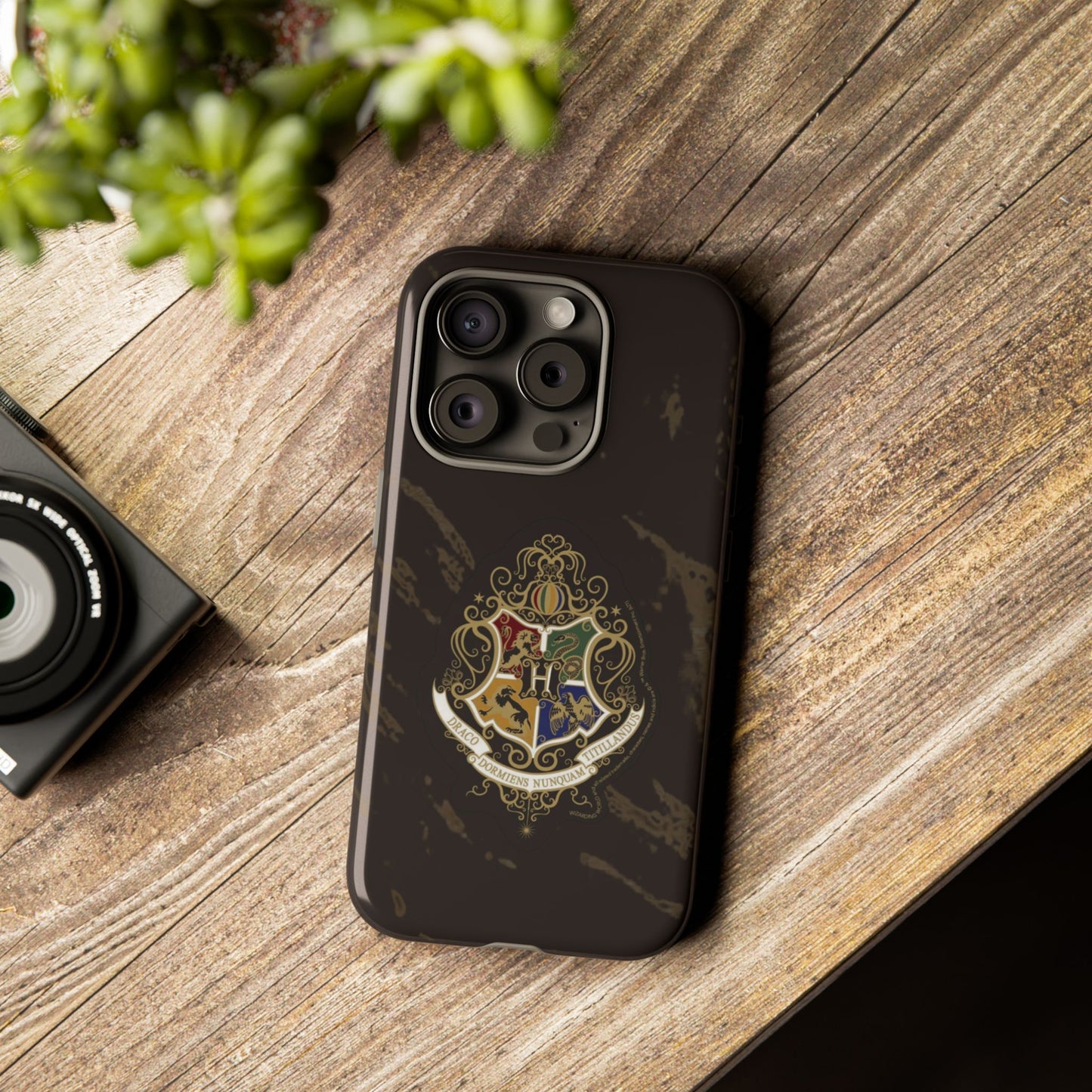 Phone Case - Harry Potter Hogwarts Class with 4 Team Symbols, Gryffindor, Hufflepuff, Ravenclaw, Slytherin