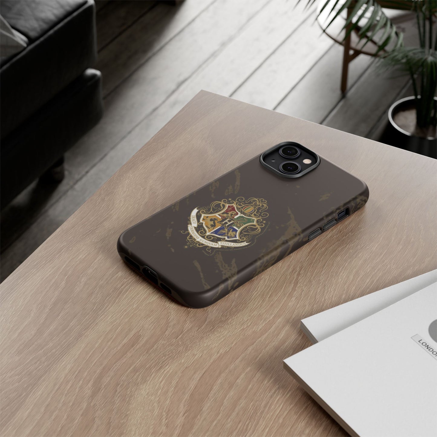 Phone Case - Harry Potter Hogwarts Class with 4 Team Symbols, Gryffindor, Hufflepuff, Ravenclaw, Slytherin