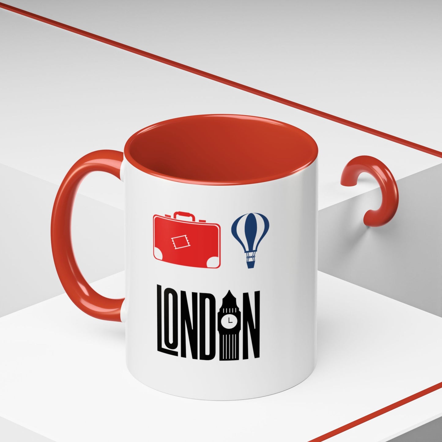 British Charm Accent Coffee Mug, Unique Travel Mug Gift, London Souvenir, Fun Office Coffee Cup, Royal Guard Mug, British Culture Decor