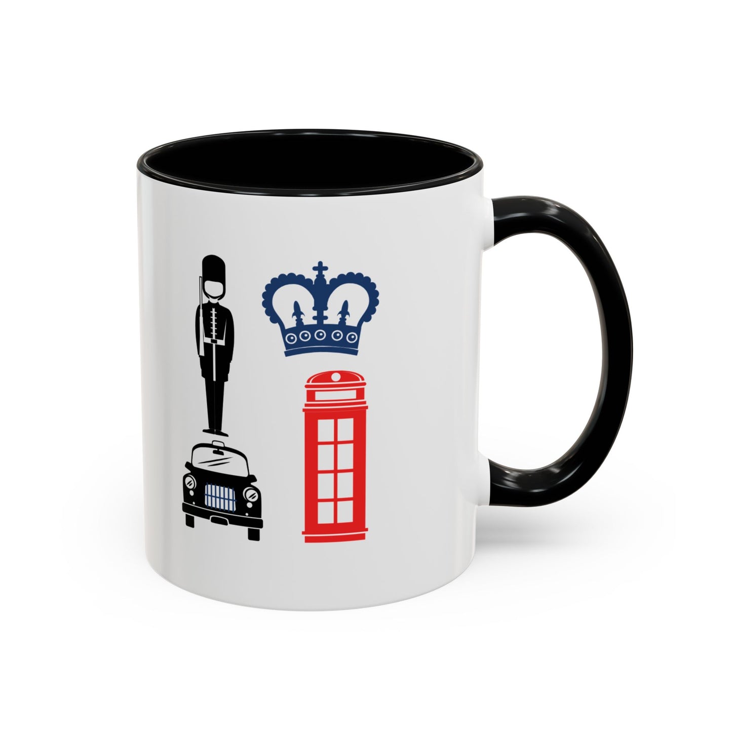 British Charm Accent Coffee Mug, Unique Travel Mug Gift, London Souvenir, Fun Office Coffee Cup, Royal Guard Mug, British Culture Decor