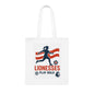 Bold Lionesses Cotton Tote Bag - Soccer Fan Gift, Eco-Friendly Shopping Bag, Women's Sports Tote, Motivational Carryall, Athletic Pride