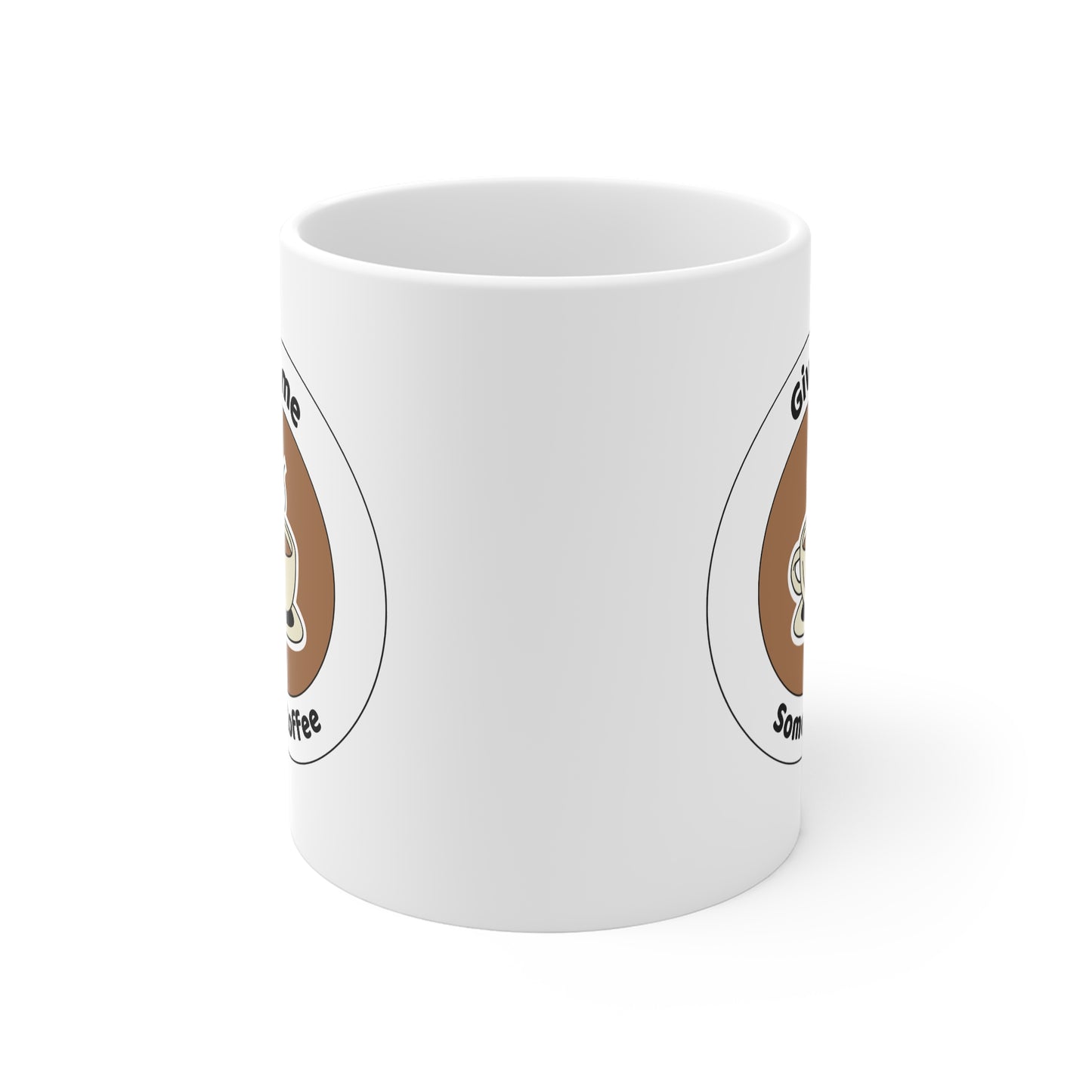 Coffee Lover's 11oz White Mug, Gift for Coffee Enthusiasts, Fun Ceramic Cup, Kitchen Decor, Office Mug, Cute Coffee Lover Gift
