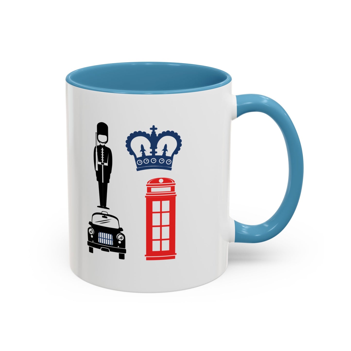 British Charm Accent Coffee Mug, Unique Travel Mug Gift, London Souvenir, Fun Office Coffee Cup, Royal Guard Mug, British Culture Decor