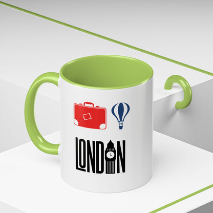 British Charm Accent Coffee Mug, Unique Travel Mug Gift, London Souvenir, Fun Office Coffee Cup, Royal Guard Mug, British Culture Decor
