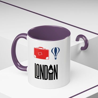 British Charm Accent Coffee Mug, Unique Travel Mug Gift, London Souvenir, Fun Office Coffee Cup, Royal Guard Mug, British Culture Decor