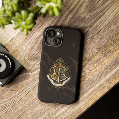 Phone Case - Harry Potter Hogwarts Class with 4 Team Symbols, Gryffindor, Hufflepuff, Ravenclaw, Slytherin
