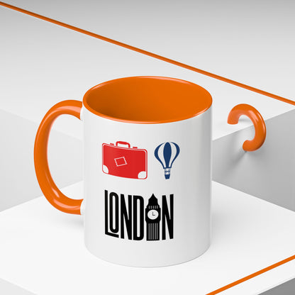 British Charm Accent Coffee Mug, Unique Travel Mug Gift, London Souvenir, Fun Office Coffee Cup, Royal Guard Mug, British Culture Decor