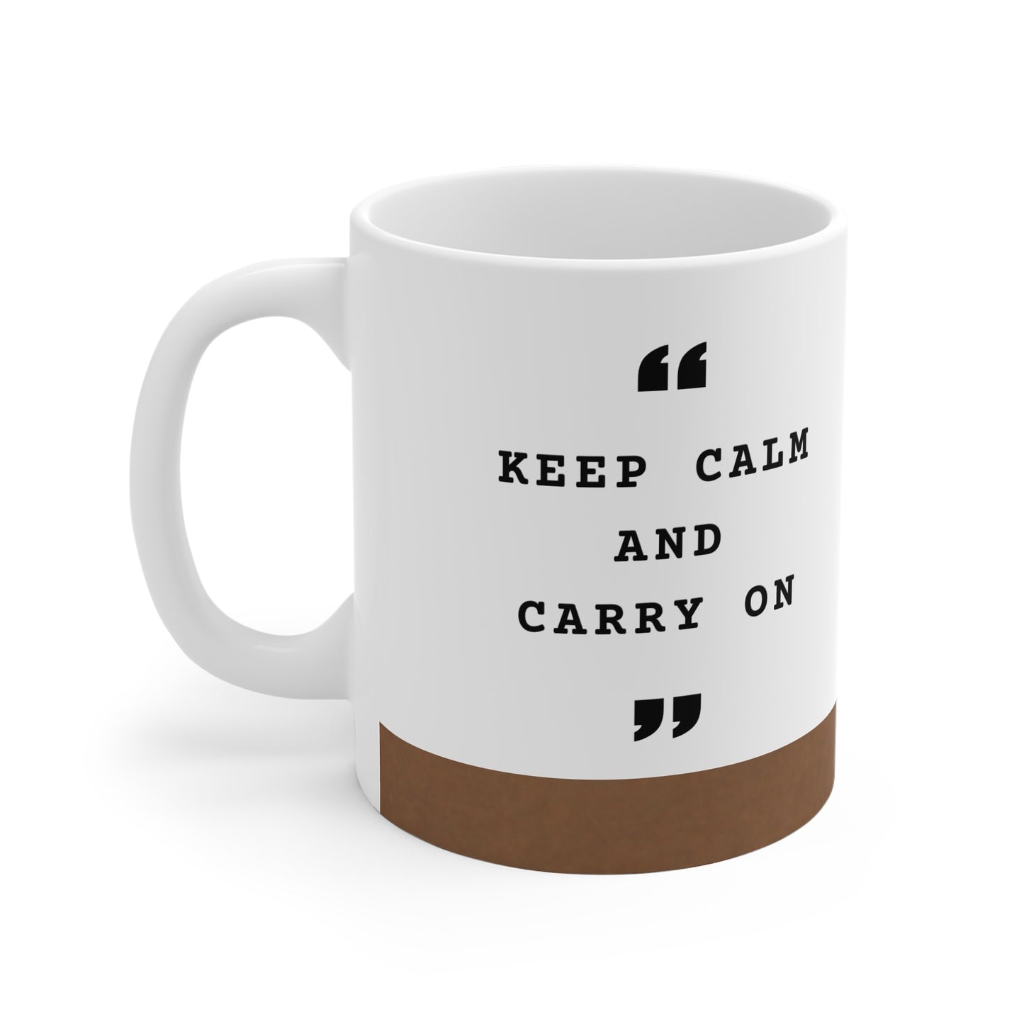 Keep Calm Mug - Motivational Coffee Cup, Gift for Friends, Office Decor, Inspirational Drinkware, Tea Lover's Present