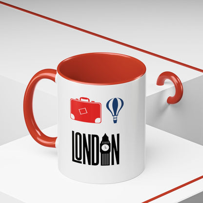 British Charm Accent Coffee Mug, Unique Travel Mug Gift, London Souvenir, Fun Office Coffee Cup, Royal Guard Mug, British Culture Decor