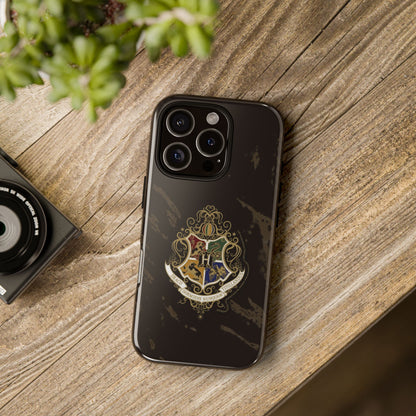 Phone Case - Harry Potter Hogwarts Class with 4 Team Symbols, Gryffindor, Hufflepuff, Ravenclaw, Slytherin