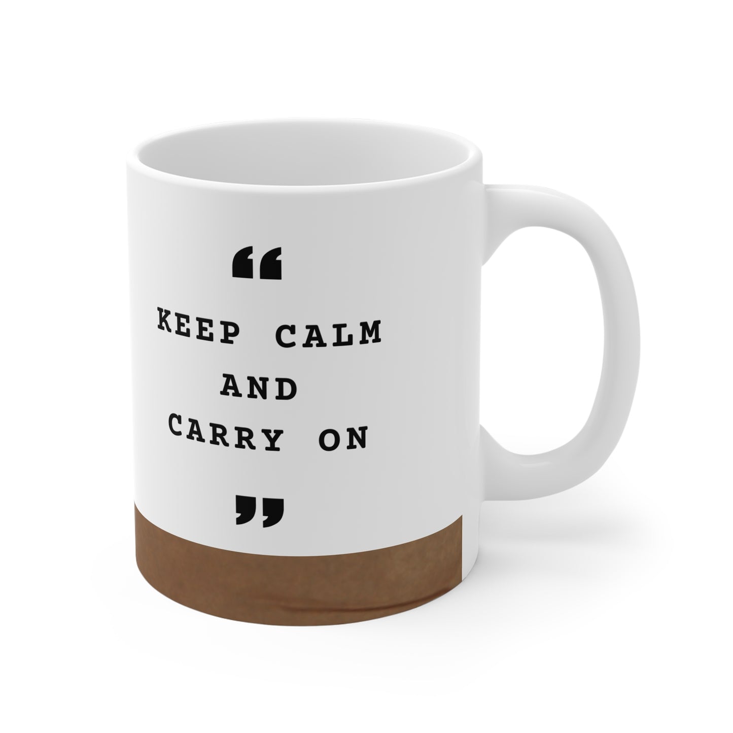 Keep Calm Mug - Motivational Coffee Cup, Gift for Friends, Office Decor, Inspirational Drinkware, Tea Lover's Present